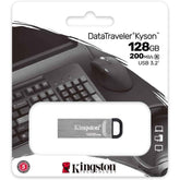 Kingston Datatraveler Kyson 128gb High Performance Usb 3.2 Metal Flash Drive